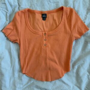 Marigold yellow cropped baby tee size XXS